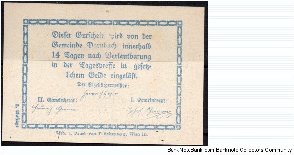 Banknote from Austria year 1920