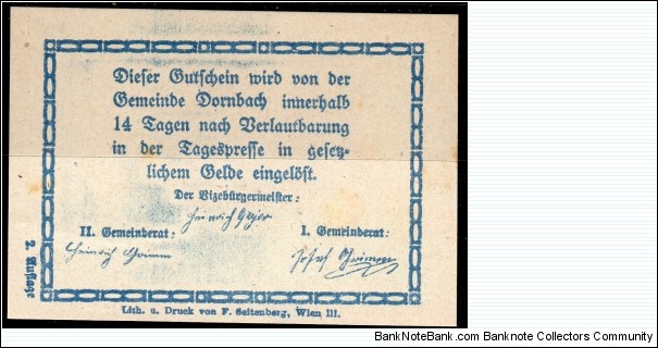 Banknote from Austria year 1920