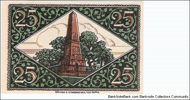 Banknote from Germany year 1920