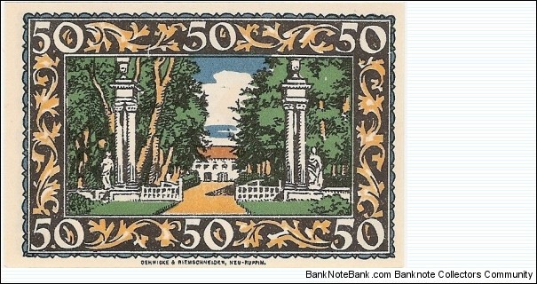 Banknote from Germany year 1920