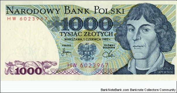 
1000 zł - Polish złoty Banknote