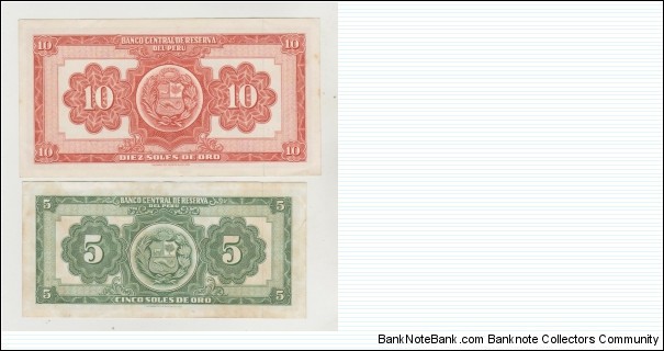 Banknote from Peru year 1960
