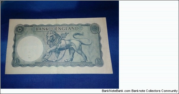 Banknote from United Kingdom year 1957