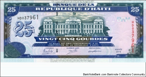 
25 G - Haitian gourde
 Banknote