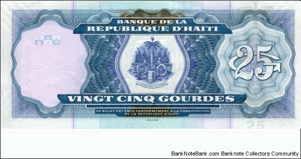 Banknote from Haiti year 2015