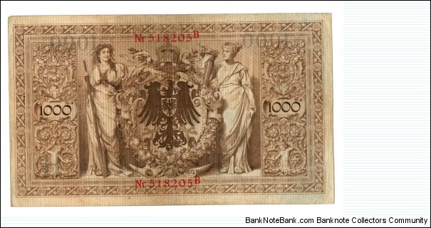 Banknote from Germany year 1910