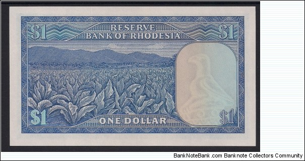 Banknote from Rhodesia year 1979