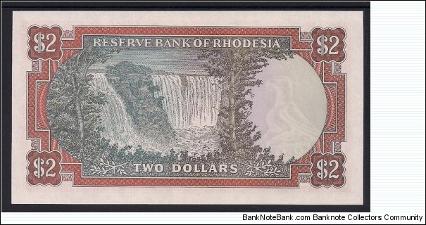 Banknote from Rhodesia year 1979