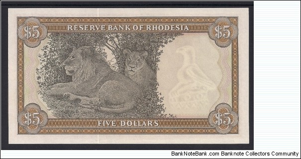 Banknote from Rhodesia year 1979