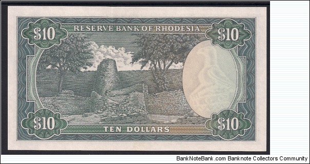 Banknote from Rhodesia year 1979