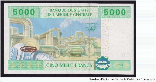 Banknote from Chad year 2002