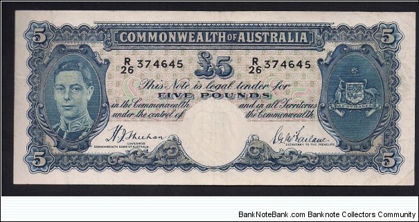 Australia 5 Pounds Banknote