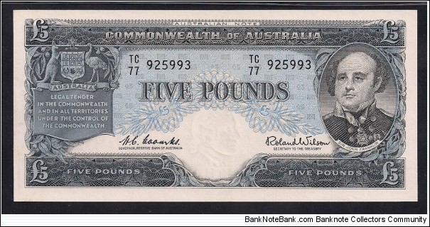 Australia 5 Pounds Banknote