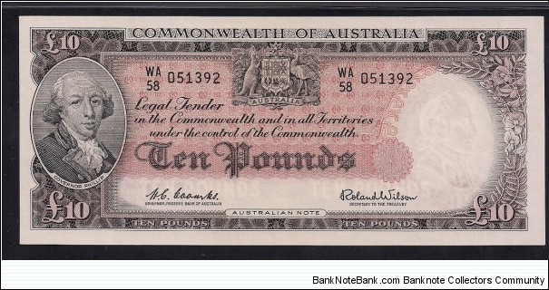 Australia 10 Pounds Banknote