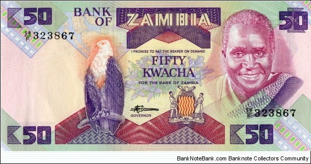 50 ZK - Zambian kwacha
 Banknote