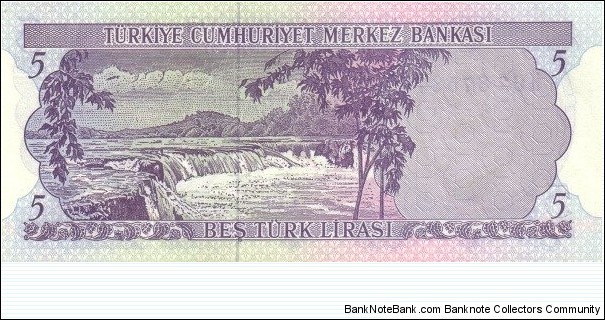 Banknote from Turkey year 1970