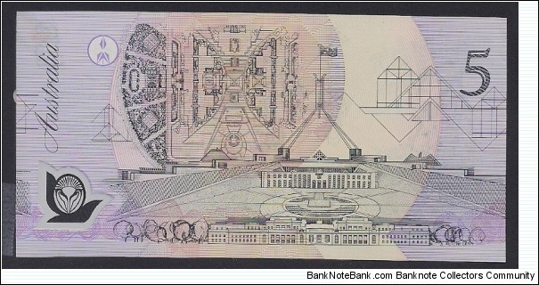 Australia $5 Error No Serial Numbers Banknote
