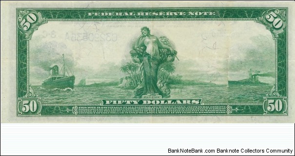 Banknote from USA year 1914