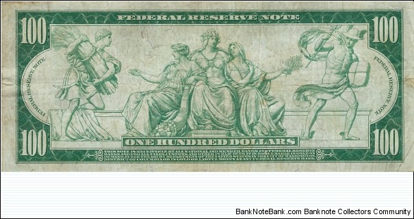 Banknote from USA year 1914