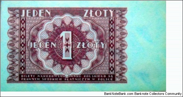 Banknote from Poland year 1946