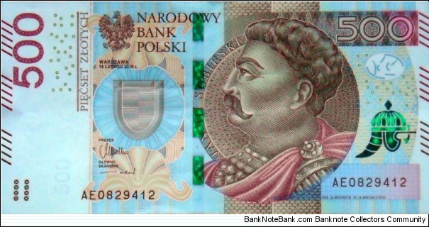 Poland 500 Złotych Banknote