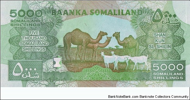 Banknote from East Africa year 2015