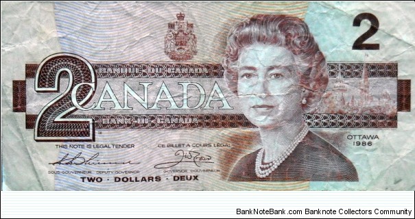Canada 2 dollars Banknote