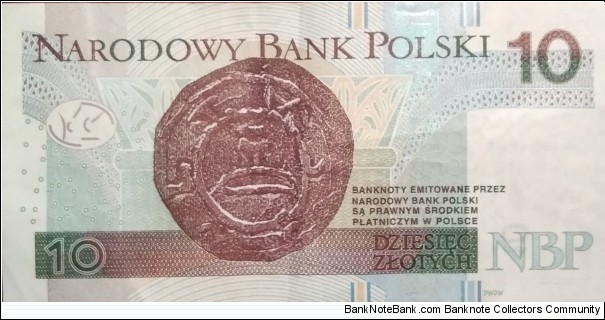 Banknote from Poland year 2016