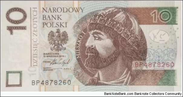 Poland 10 Złotych.
BP 4878260 Banknote