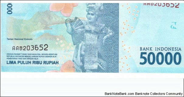 Banknote from Indonesia year 2016