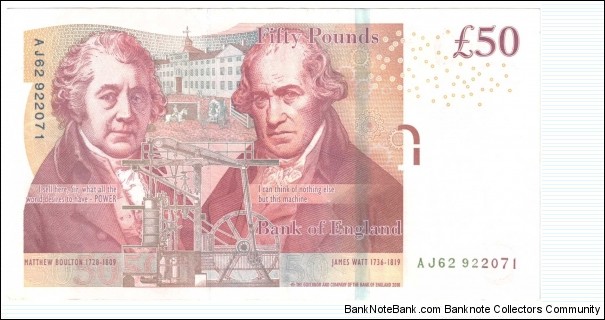 Banknote from United Kingdom year 2010