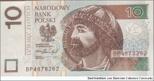 Poland 10 Złotych 
BP 4878262 Banknote