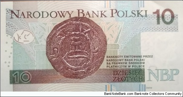 Banknote from Poland year 2016