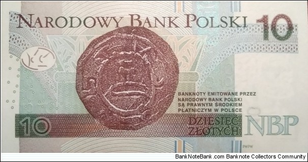 Banknote from Poland year 2016