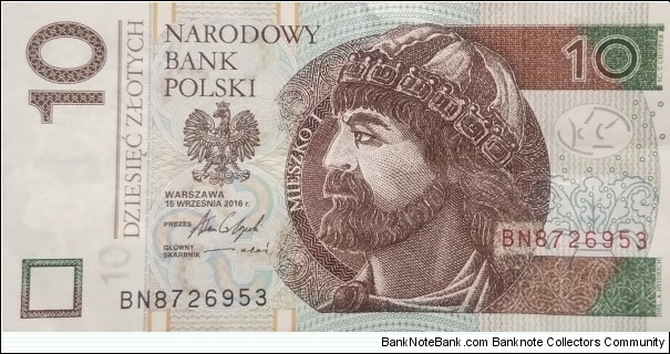 Poland 10 Złotych
BN 8726953 Banknote