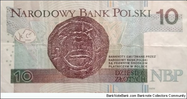 Banknote from Poland year 2012