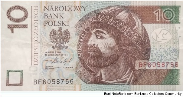 Poland 10 Złotych
BF 6058756 Banknote
