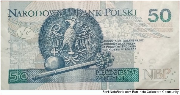 Banknote from Poland year 2017