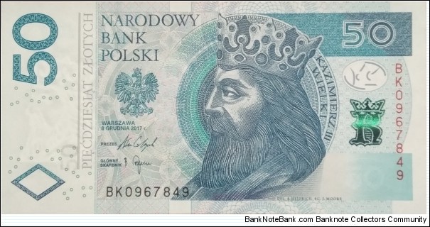 Poland 50 Złotych
BK 0967849 Banknote