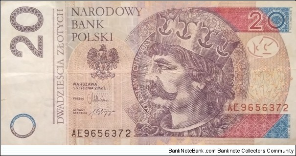 Poland 20 Złotych
AE 9656372 Banknote