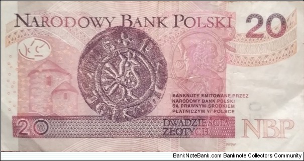 Banknote from Poland year 2012