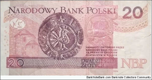 Banknote from Poland year 2016