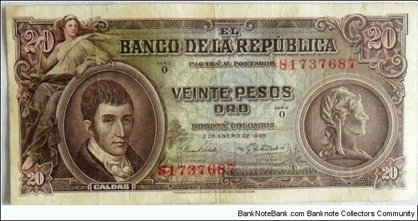 BANKNOTE-COLOMBIA-20-PESOS-1965-SERIE-O-8-DIGITS-REF-CO-507-USA-SELLER thumbnail 1
BANKNOTE-COLOMBIA-20-PESOS-1965-SERIE-O-8-DIGITS-REF-CO-507-USA-SELLER thumbnail 2
Have one to sell? Sell now- Have one to sell?
BANKNOTE COLOMBIA 20 PESOS 1965 SERIE O 8 DIGITS REF CO-507 FOR SALE Banknote