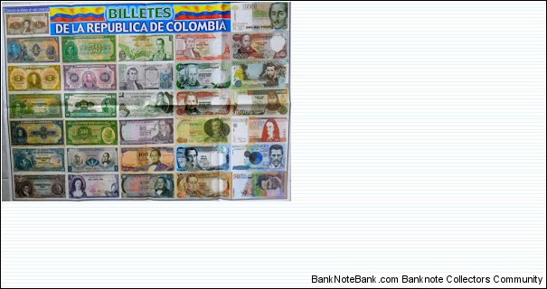 Banknote from Colombia year 0