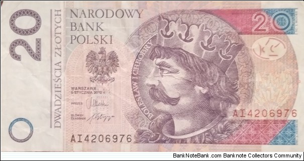 Poland 20 Złotych
AI 4206976 Banknote