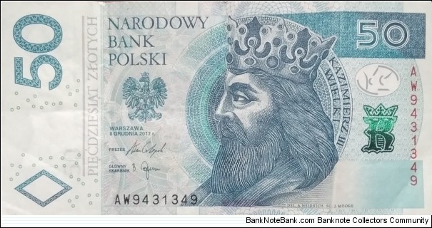 Poland 50 Złotych
AW 9431349 Banknote