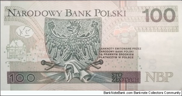 Banknote from Poland year 2016