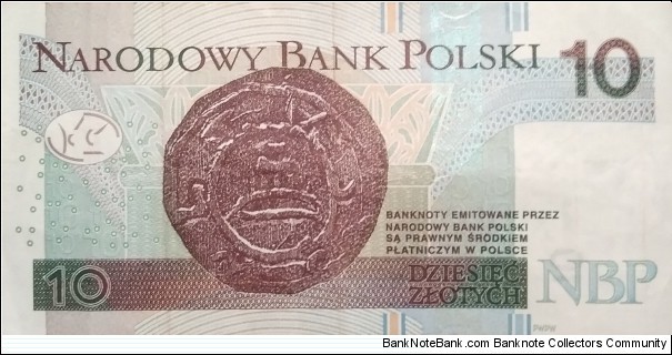 Banknote from Poland year 2016