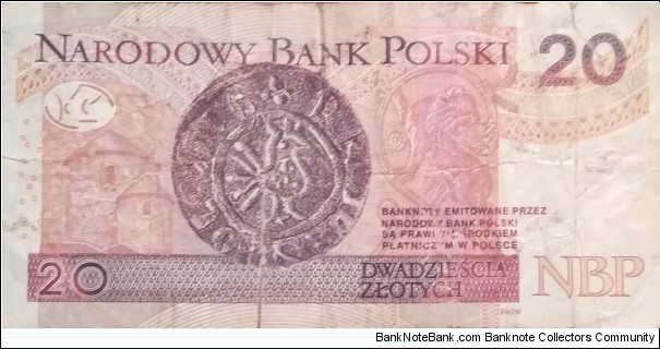 Banknote from Poland year 2016