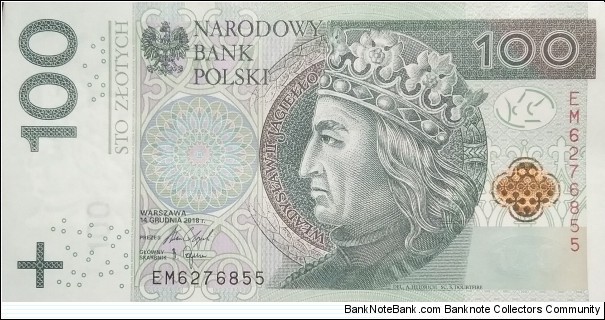Poland 100 Złotych
EM 6276855 Banknote